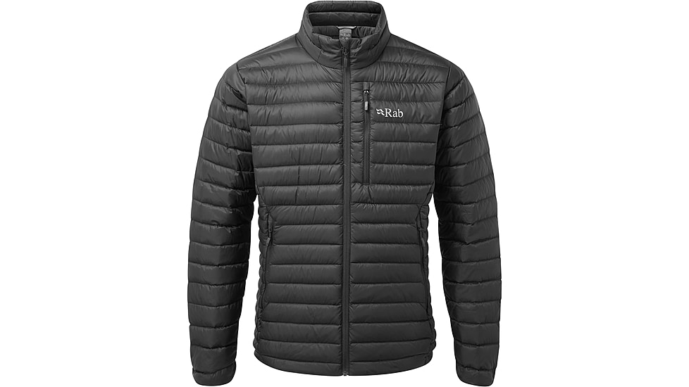 Rab Microlight Jacket - Men's, Black, Extra Small, QDB-16-BL-XS