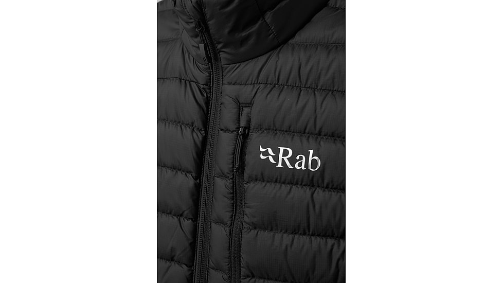Rab Microlight Vest - Mens, Black, Small, QDB-18-BL-S