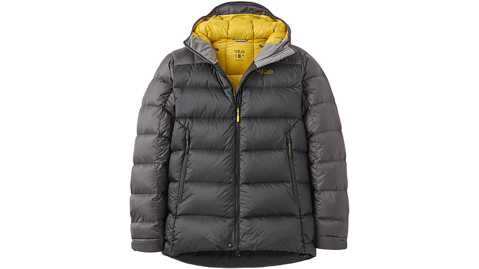 Rab Neutrino Pro Hoody - Men's, Black/Graphene, Extra Large, QDB-85-BGP-XLG