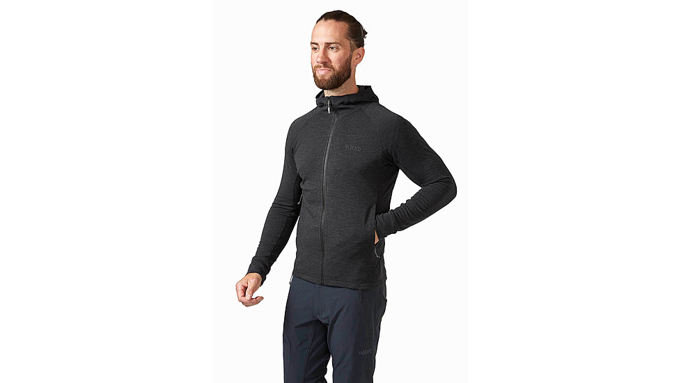 Rab Nexus Hoody - Mens, Black, Extra Large, QFF-70-BLK-XLG