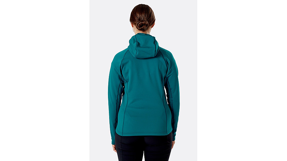 Rab Superflux Hoody - Womens, Atlantis/Pine, Size 12, QFE-90-AT-12