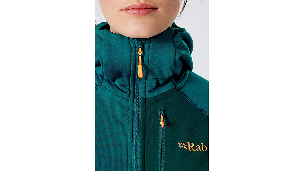 Rab Superflux Hoody - Womens, Atlantis/Pine, Size 12, QFE-90-AT-12