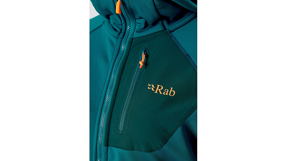 Rab Superflux Hoody - Womens, Atlantis/Pine, Size 12, QFE-90-AT-12