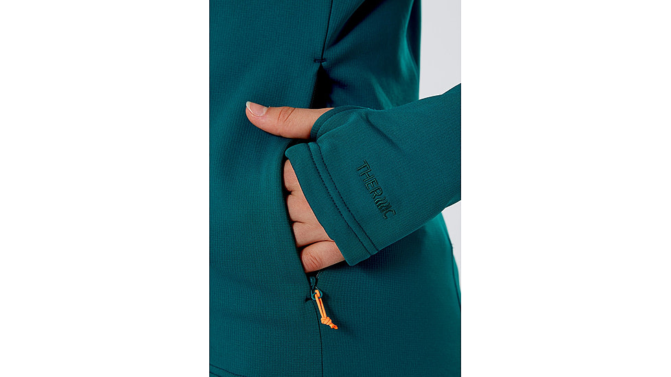 Rab Superflux Hoody - Womens, Atlantis/Pine, Size 12, QFE-90-AT-12