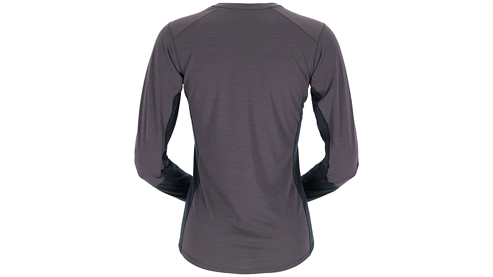 Rab Syncrino Base LS Tee - Womens, Graphene, Extra Large, QBL-33-GRH-16