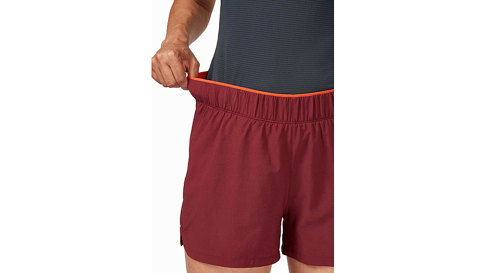 Rab Talus Active Shorts - Womens, Deep Heather, 10, QFV-14-DEH-10-04