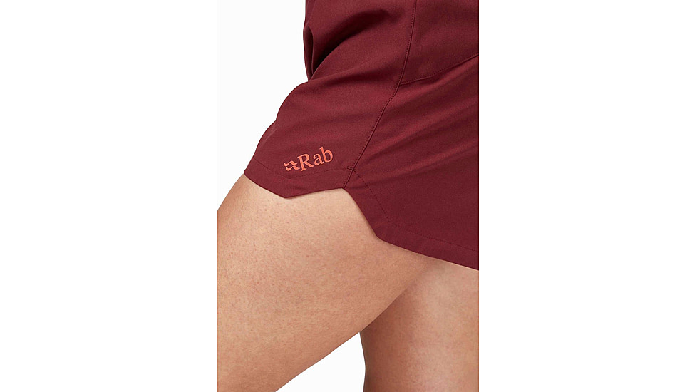 Rab Talus Active Shorts - Womens, Deep Heather, 10, QFV-14-DEH-10-04