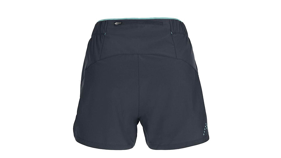 Rab Talus Active Shorts - Womens, Ebony, 12, 4 in, QFV-14-EBN-12-04