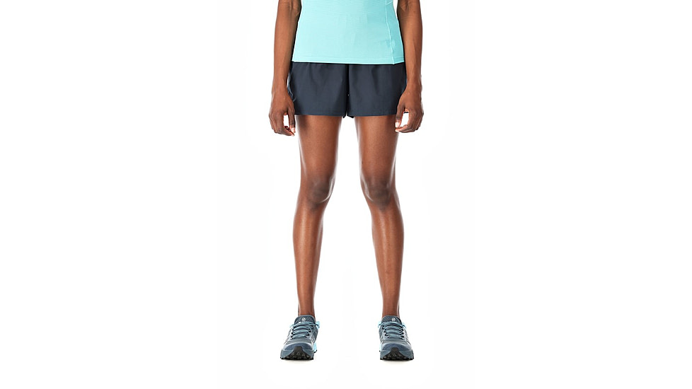 Rab Talus Active Shorts - Womens, Ebony, 12, 4 in, QFV-14-EBN-12-04