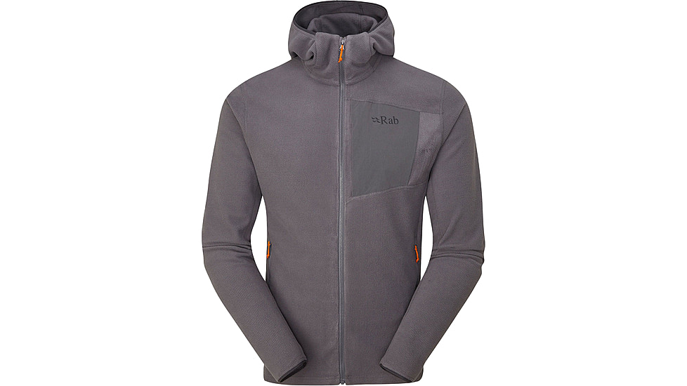 Rab Tecton Hoody - Mens, Graphene, Small, QFG-01-GRH-SML