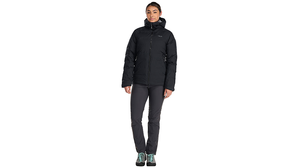 Rab Valiance Jacket - Womens, Black, Medium, QDB-50-BLK-12