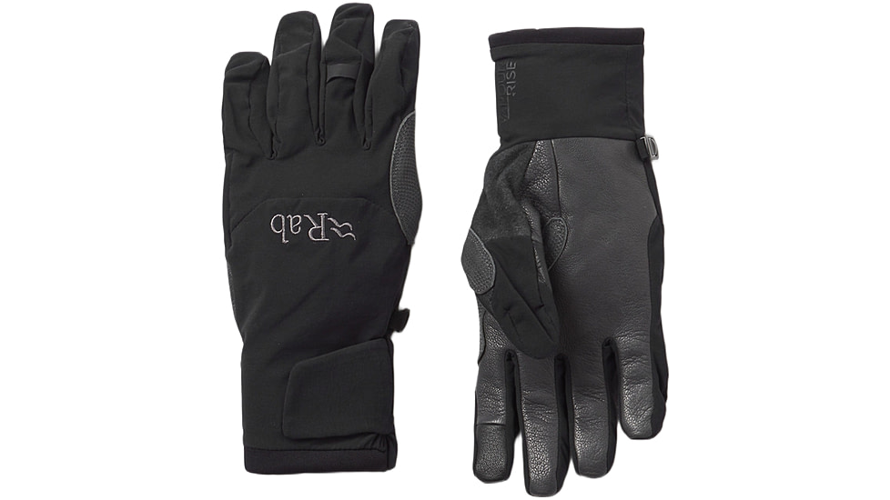 Rab VR Gloves, Black, Large, QAJ-50-BLK-LRG