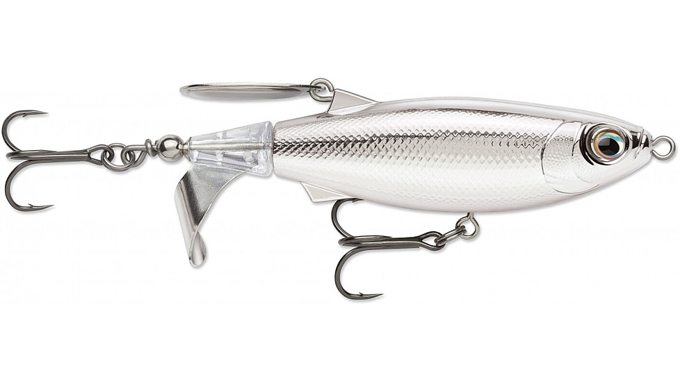 Rapala ClapTail 110 Hard Baits, Pure Chrome, CT110PCH