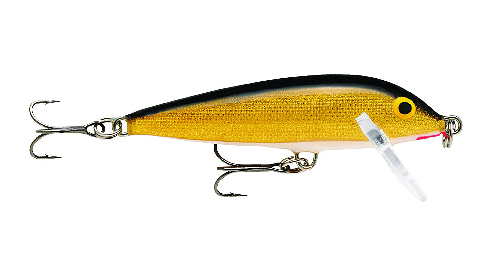 Rapala Countdown Lure, Sinking, Gold, 4 3/8in, 9/16oz, CD11G