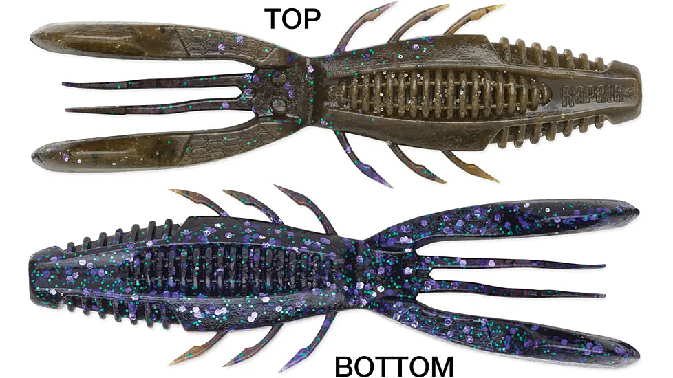 Rapala CrushCity Bronco Bug, 6 Pack, Bama Bug, 4in, CCBRB4BBG