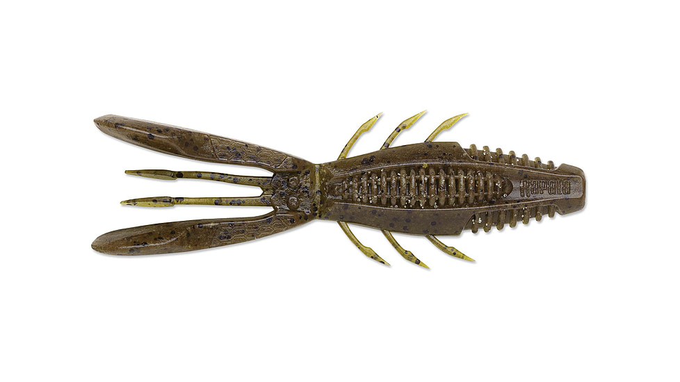 Rapala CrushCity Bronco Bug, 6 Pack, Green Pumpkin Watermelon, 4in, CCBRB4GPWM