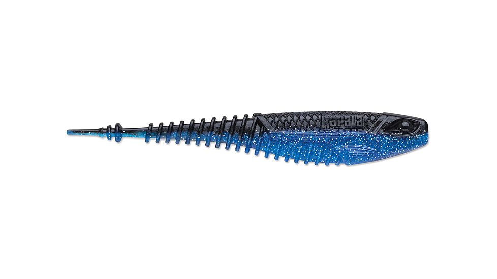 Rapala CrushCity Freeloader, 6 Pack, Black N Blue, 4-1/4in, CCFLD4BKNB