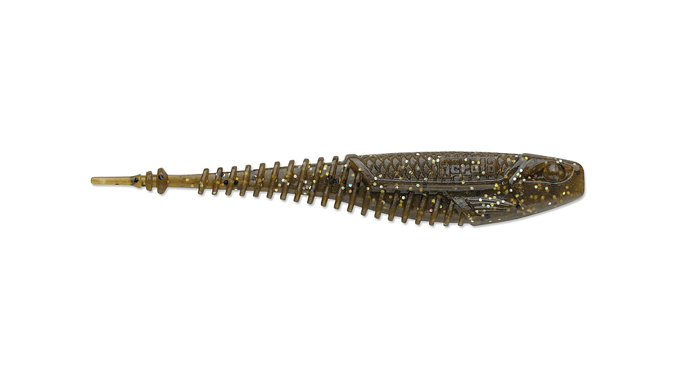 Rapala CrushCity Freeloader, 6 Pack, Green Pumpkin Magic, 4-1/4in, CCFLD4GPM
