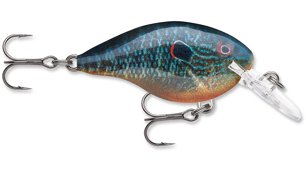 Rapala Dives To 04 Crankbait 2ft, 5/16oz, Live Pumpkinseed, DT04PSL