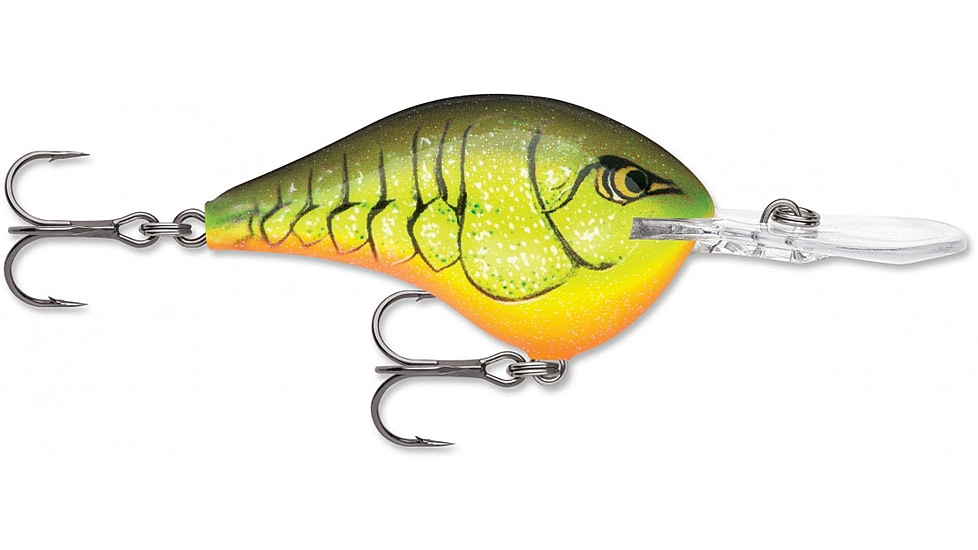 Rapala Dives-To 12 Jig, Chartreuse Rootbeer Crawdad, DT12CRTBC