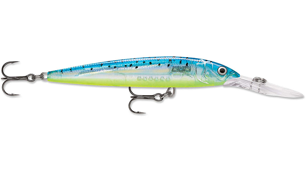 Rapala Down Deep Husky Jerk 10 Lure, Glass Blue Minnow, DHJ10GBM