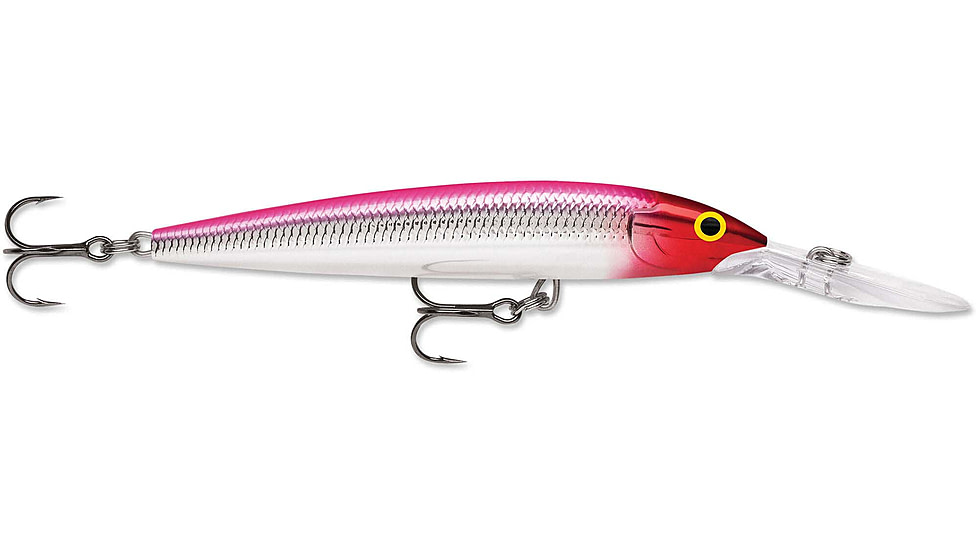 Rapala Down Deep Husky Jerk 10 Lure, Pink Clown, DHJ10PCL
