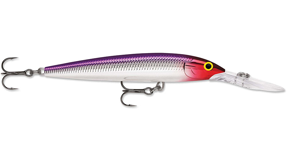 Rapala Down Deep Husky Jerk 10 Lure, Purple Clown, DHJ10PRCL