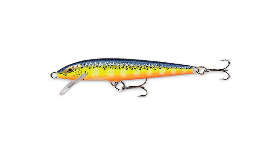 Rapala Floating F05 2 inch 1/16 oz Hot Steel, Hot Steel 5HS