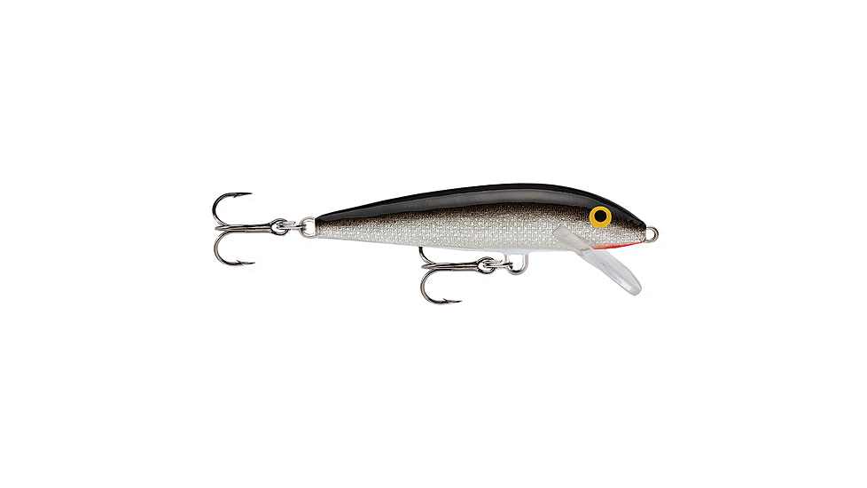 Rapala Floating F05 2 inch 1/16 oz Silver, Silver, F05S