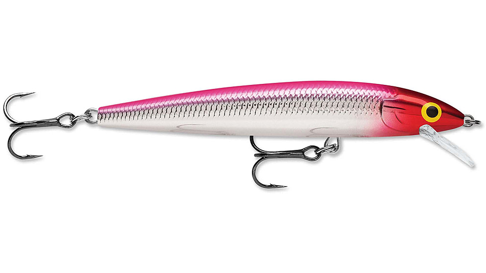 Rapala Husky Jerk 06 Lure, Pink Clown, HJ06PCL