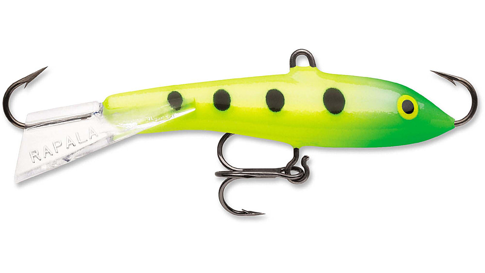 Rapala Jigging Rap 03 Lure, Glow Slimy Lime, W3GSLM