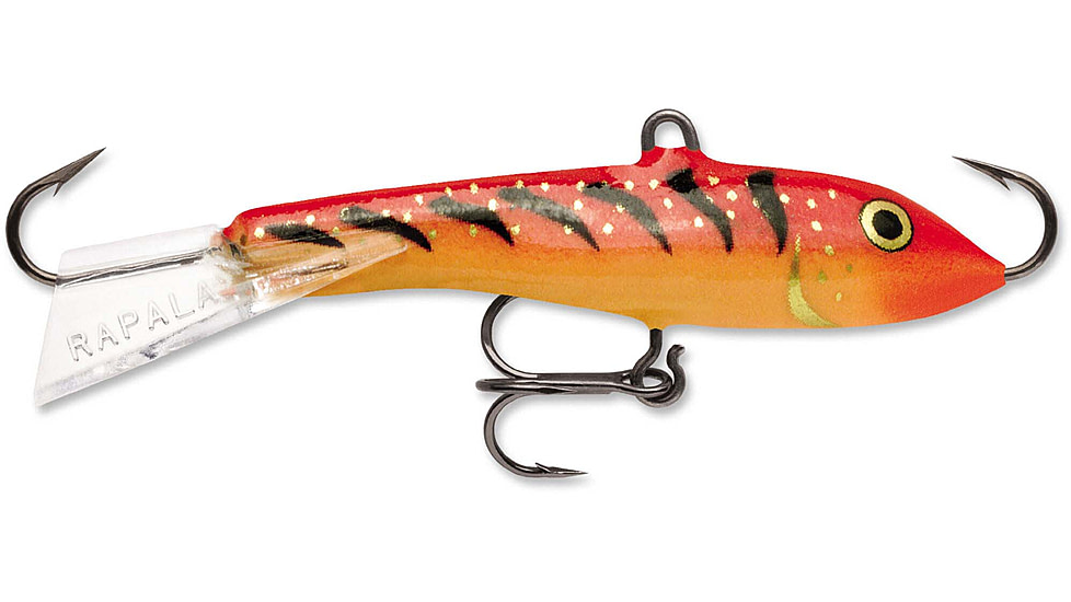 Rapala Jigging Rap 05 Lure, Glow Red Tiger, W5GRT
