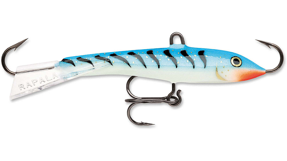 Rapala Jigging Rap 09 Lure, Glow Blue Tiger, W9GBT