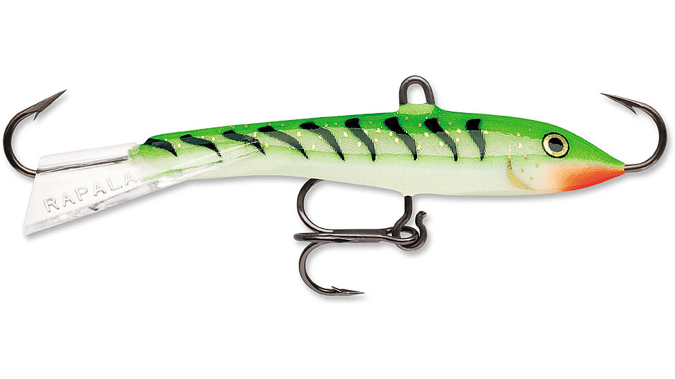 Rapala Jigging Rap 09 Lure, Glow Green Tiger, W9GGT