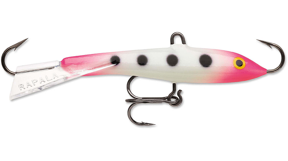 Rapala Jigging Rap 09 Lure, Glow Pink Squirrel, W9GPSQ