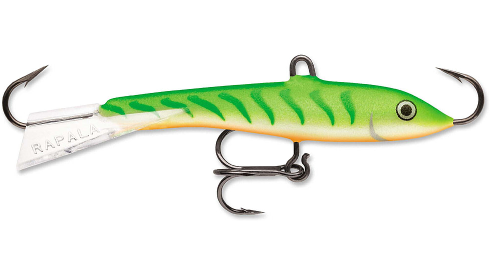 Rapala Jigging Rap 09 Lure, Green Tiger UV, W9GTU