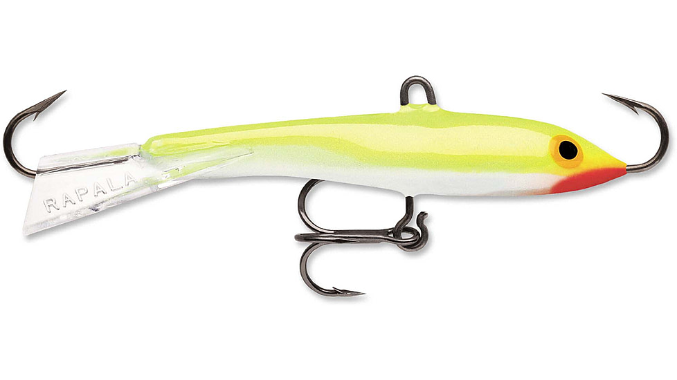 Rapala Jigging Rap 09 Lure, Silver Fluorescent Chartreuse, W9SFC