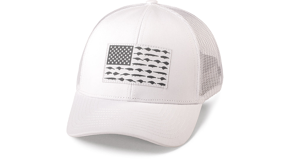 Rapala Mid Pro Cap Flag, White, RMPC04