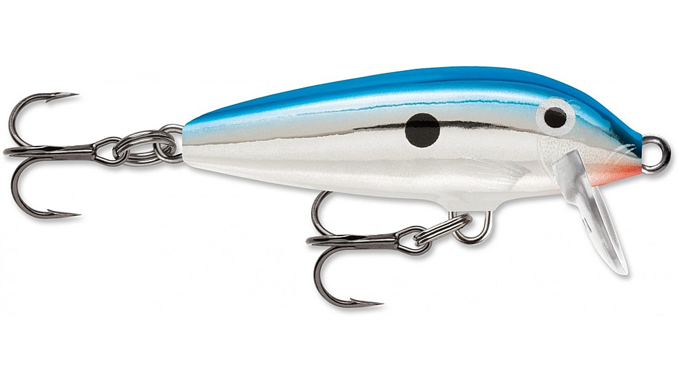 Rapala Original Floater 03 Jig, Chrome Blue, F03CHB