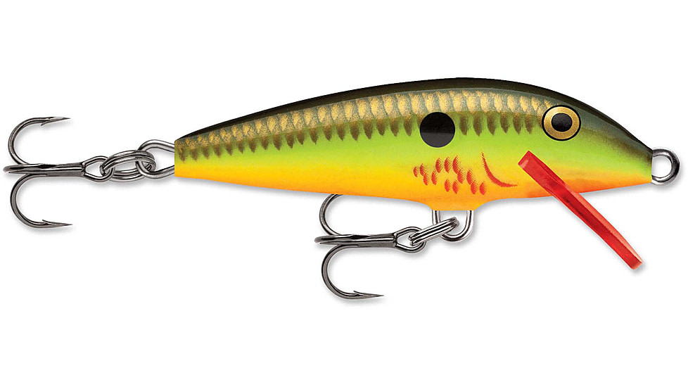 Rapala Original Floater 05 Lure, Bleeding Hot Olive, F05BHO