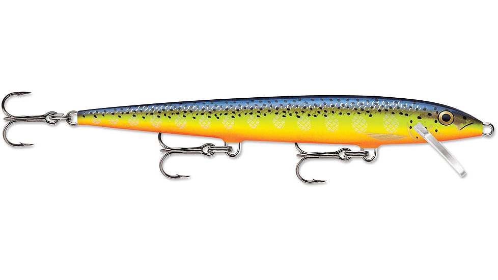 Rapala Original Floater 13 Lure, Hot Steel, F13HS