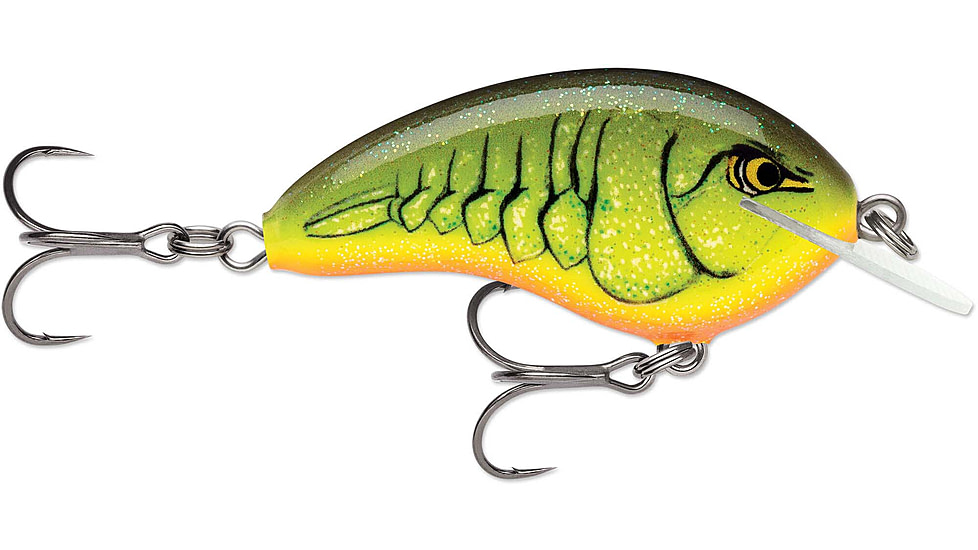 Rapala Otts Garage Tiny 04 Lure, Chartreuse Rootbeer Crawdad, OGT04CRTBC