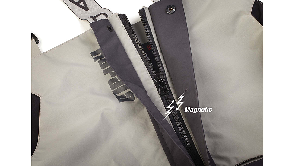 Rapala Rain Pro Bib, Grey Black, Small, RR1PB-S