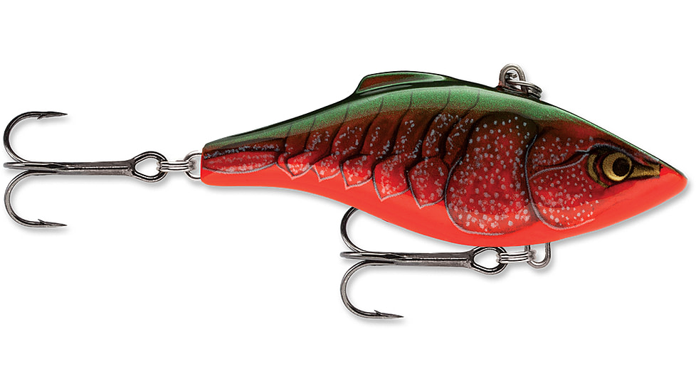 Rapala Rattlin 07 Lure, Red Crawdad, RNR07RCW