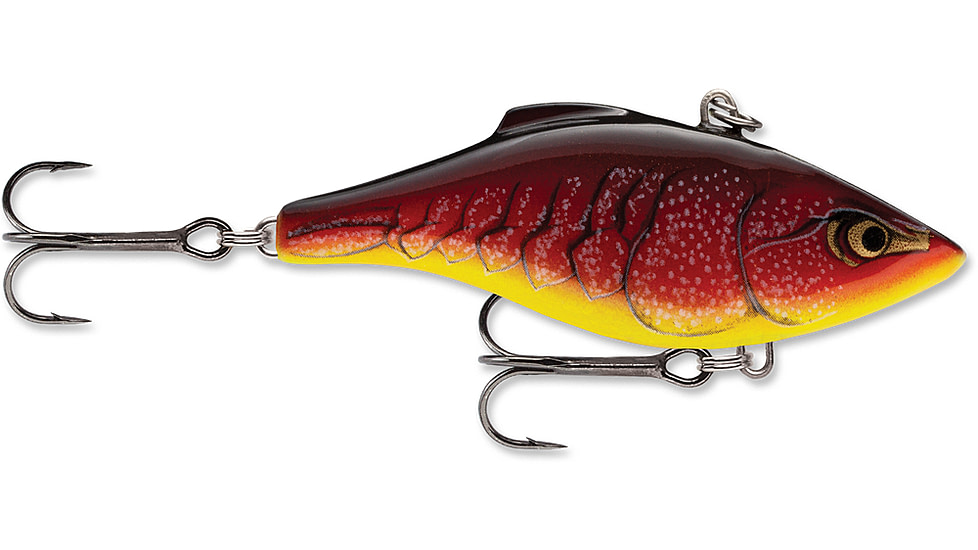 Rapala Rattlin 07 Lure, Redfire Crawdad, RNR07RFCW