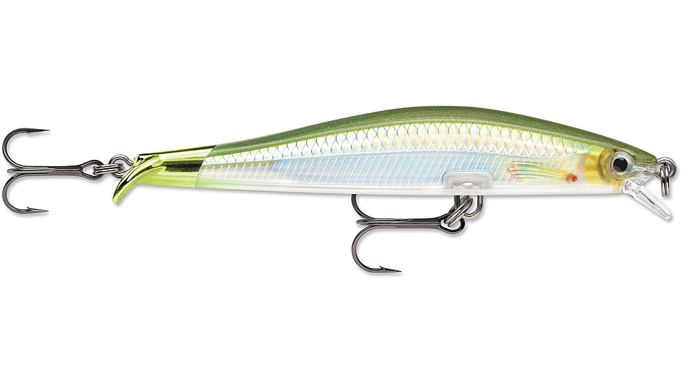 Rapala Ripstop 9 Jerkbait, 3-4Ft. Swimming Depth, Herring, 3-1/2in, 1/4oz, RPS09HER