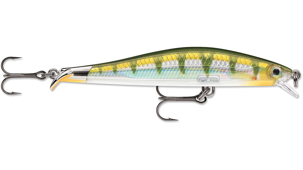 Rapala Ripstop 9 Jerkbait, 3-4Ft. Swimming Depth, Yellow Perch, 3-1/2in, 1/4oz, RPS09YP