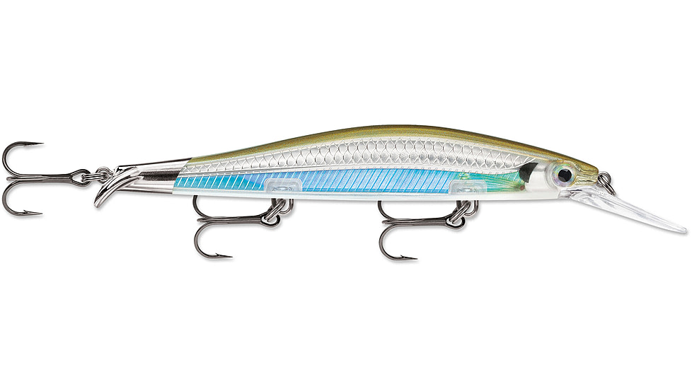 Rapala RipStop Deep 12 Lure, Moss Back Shiner, RPSD12MBS