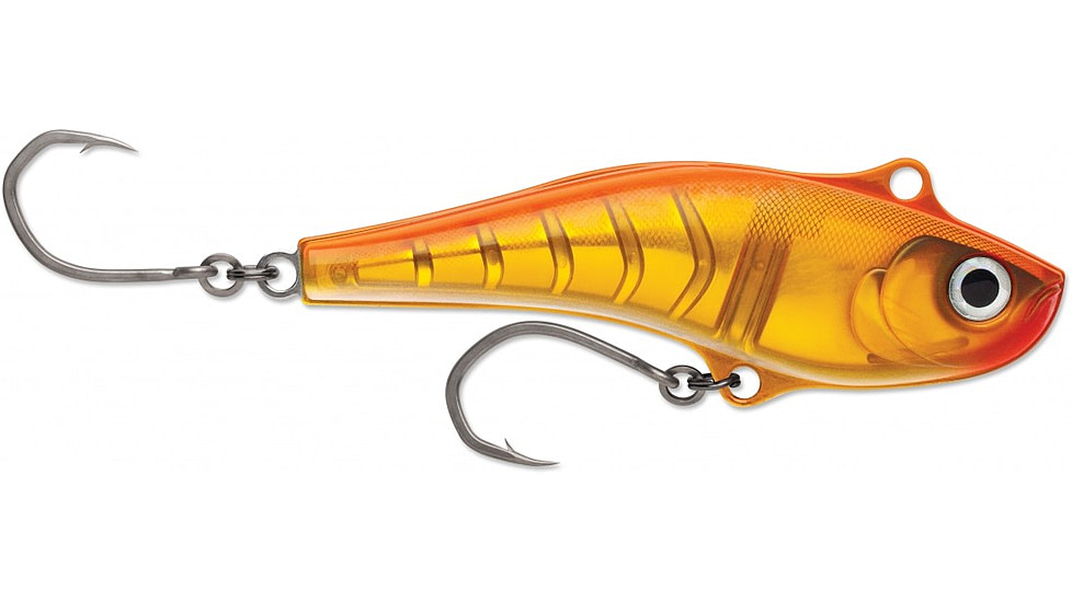 Rapala Sarda 22 Jig, Gold Fluorescent Red, SD22GFR