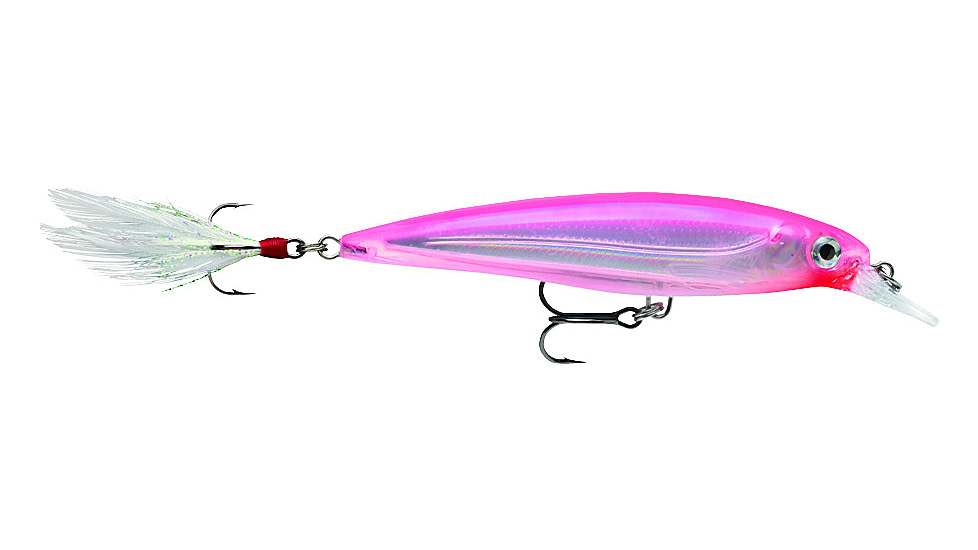Rapala X-Rap Jerkbait, Suspending, Hot Pink, 3 1/8in, 1/4oz, XR08HP